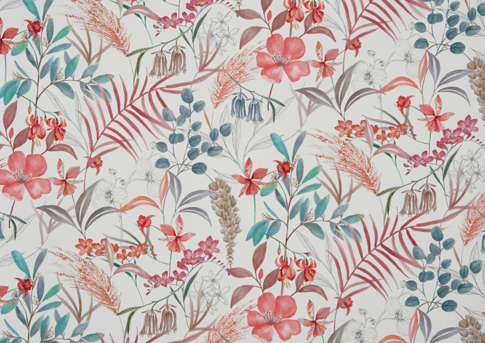 Honeysuckle, Passion Fruit - Fabric Only - Image 3
